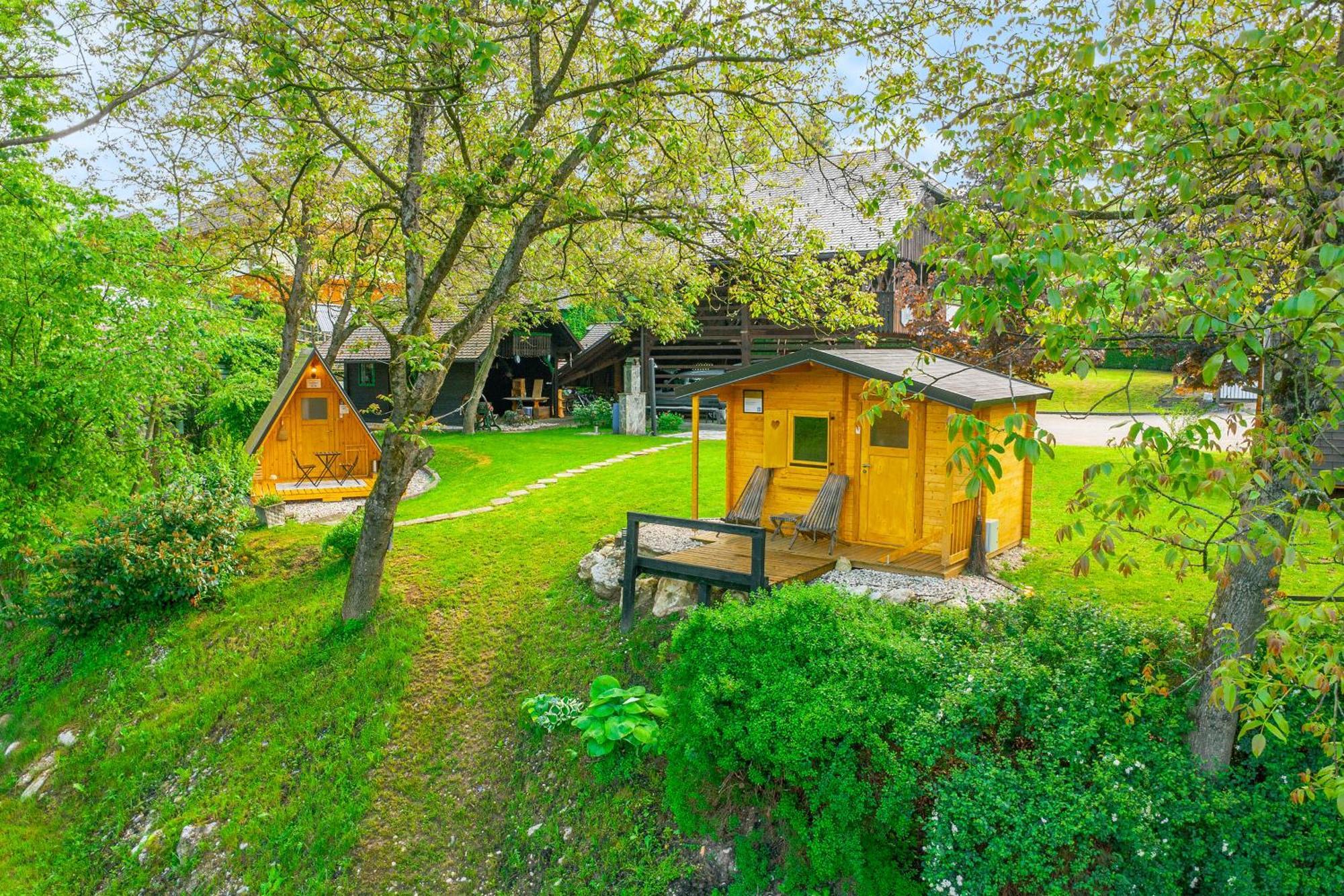 Resort Pod Orehi - Bled - Apartma & Glamping & Savna Esterno foto